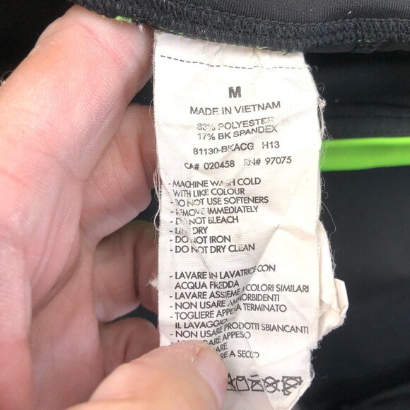 Saucony Womens Leggings Medium Skinny Leg Stretch Pull On Black Athleisure - Picture 11 of 15